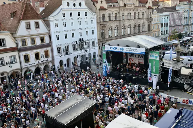 Zum 44. Steyrer Stadtfest darf wieder ordentlich gefeiert werden. | Foto: Klaus Mader