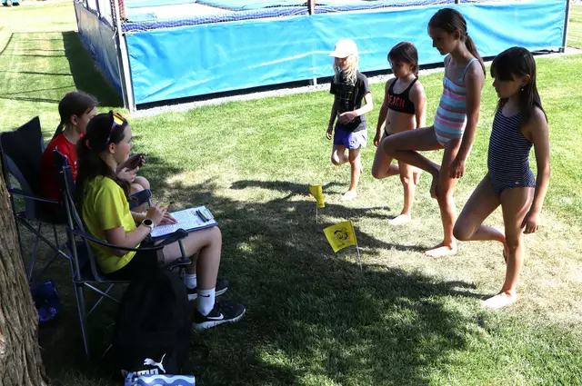 Hoch das Bein! war beim Einbeinstehen keine gute Alternative | Foto: Gerhard Langmann