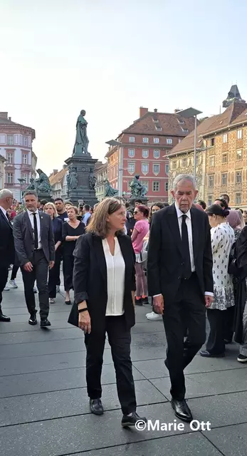Gedenkfeier, Graz, Hauptplatz, 11. Juni 20225