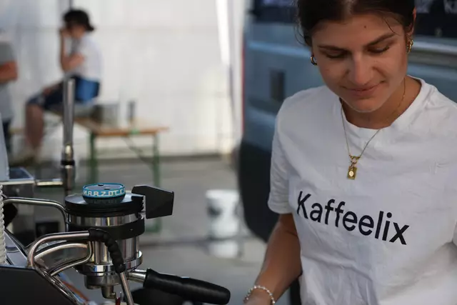 Kaffeelix im Einsatz. | Foto: Michael Berger