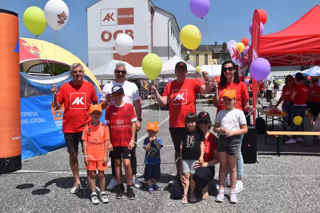 Arbeiterkammer und ÖGB luden zum Familienfest in Oberwart ein. | Foto: Michael Strini