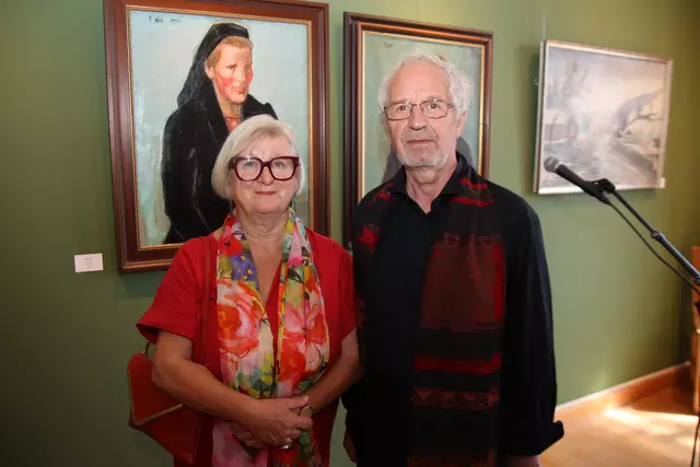 Ausstellungs-Kuratoren: Regina und Peter Rieder.