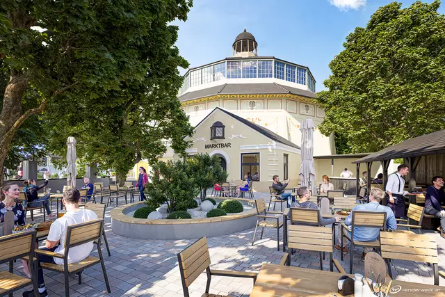 Revitalisierung und Belebung der Rotunde fordert LA Achhorner. Eine Anfragebeantwortung zeigt den aktuellen Stand. | Foto: renderwerk.at