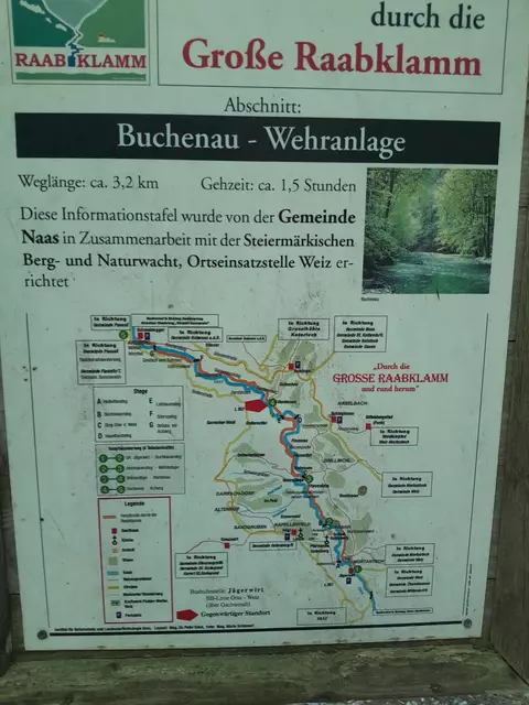 und immer wieder zur Orientierung Infotafeln