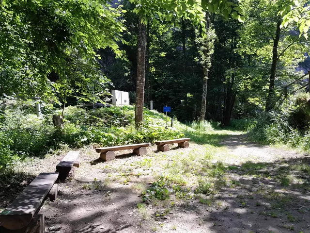 komme an netten Rastplatzerl vorbei