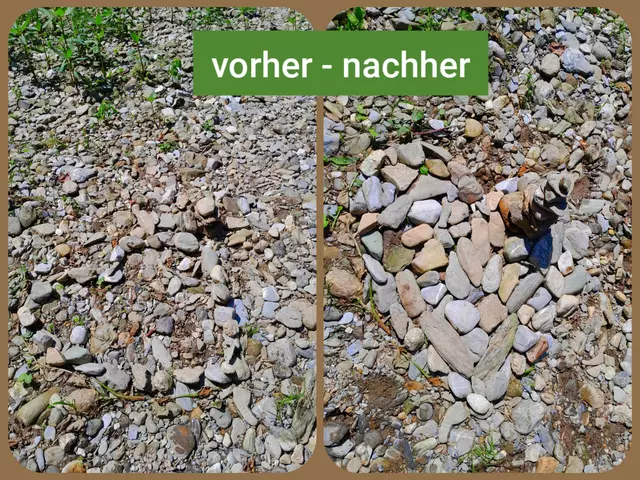 Zwischendurch entdecke ich kleine Kunstwerke und Bau dann weiter 