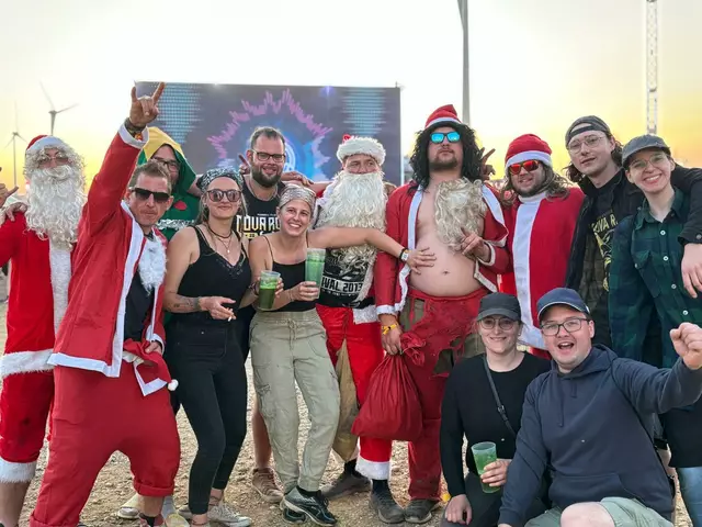 Die Fans geben am letzten Tag noch einmal alles.  | Foto: Lisa Zehetbauer