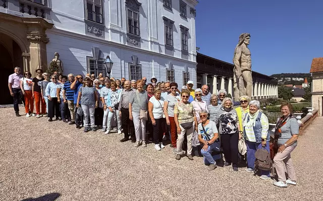 Was ursprünglich als Tagesausflug geplant war, wurde dank riesigem Interesse zu einer kleinen Reisewelle. | Foto: Schimmer