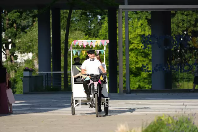 Rikscha fahren konnte man natürlich auch. | Foto: Michael Berger