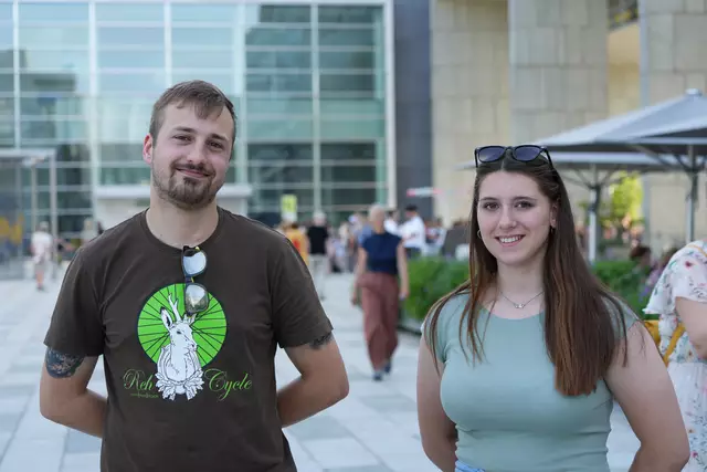 Kutschera Klara und Fraberger Alexander haben zugeschaut. | Foto: Michael Berger