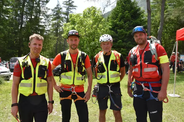 Die Ortsstellenleiter v.l.: Berni Walder (Gries-Obernberg), Benedikt Rapp (Matrei), Hermann Ungerank (St. Jodok) und Marco Knoflach (Steinach-Gschnitztal) | Foto: Kainz