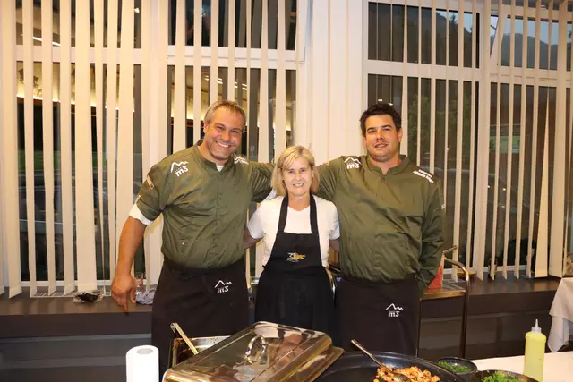 Das Team des M3 bzw. der Hazienda sorgte für Gaumenfreuden.  | Foto: Elisabeth Zangerl