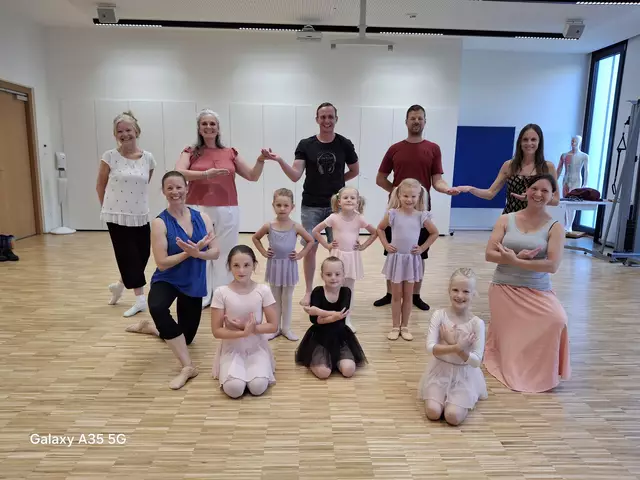 Ballerinen v.l.n.r.: Gioia, Viktoria, Ilvy, Lina, Leni und Greta