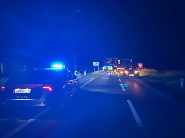 Kurz nach Mitternacht kam es in Söding-St. Johann zu einem Verkehrsunfall.  | Foto: FF Köppling