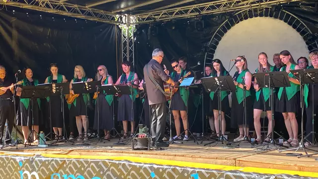 Zelenjaki aus Kr. Geresdorf zu Gast beim Kr. Minihofer Kirtag