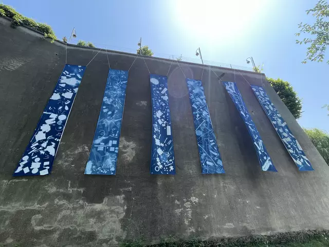 Die fertige Arbeit an der Stadtmauer  | Foto: Josef Goldhofer