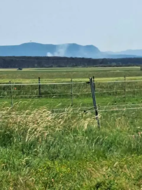 In St. Egyden am Steinfeld (Bezirk Neunkirchen) brach am SonntagNachmittag ein Waldbrand aus. Feuerwehren aus dem Bezirk Wiener Neustadt kamen zur Unterstützung. | Foto: Presseteam BFKDO21