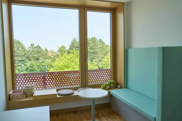 Therapieräumlichkeiten im neuen Zubau der KJPP (Klinische Abteilung für Kinder- und Jugendpsychiatrie und Psychotherapie). | Foto: Philipp Monihart