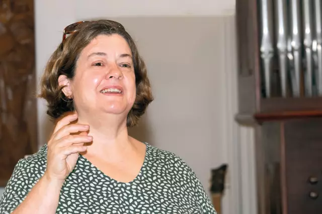 Die Chorleiterin der "LieSingers" Sybille von Both. | Foto: Sybille von Both
