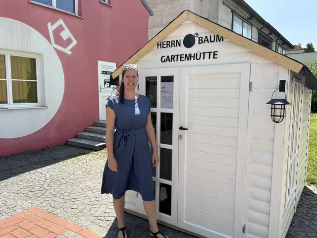  Herrnbaumgarten hat ein neues Schmuckstück: die „Herrnbaum Gartenhütte“. | Foto: Thiem/MeinBezirk