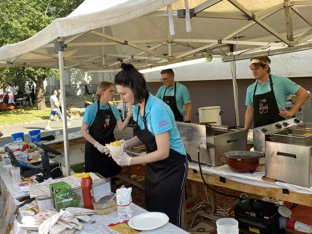 In der Küche ging es heiß her