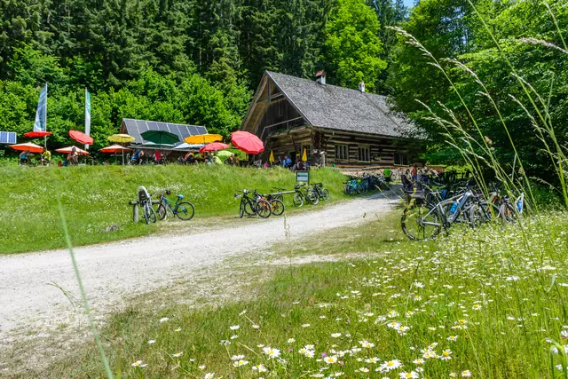 Mittagsrast bei der Klaushütte