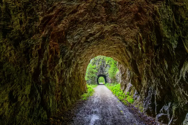 Tunnel der ehemligen Waldbahn