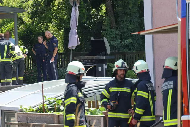 Grillspaß fand plötzlich ein Ende: Ein Gasgriller samt Essen in Holzhausen brannte vollkommen ab. | Foto: laumat.at