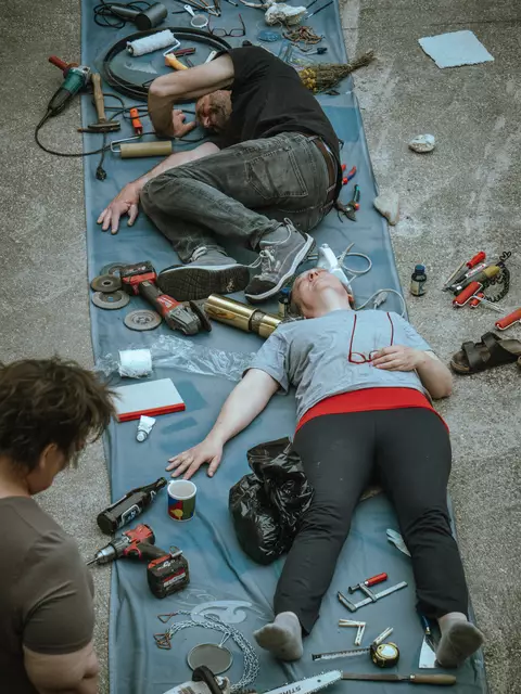 Mülikoasahof Haag  - der eigene Körper als Werkzeug?  | Foto: Fruhstorfer Franziska