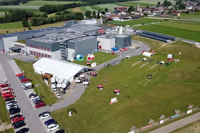 Block von Oben auf das Bewerbsgelände | Foto: BFK WT/St. Mayer