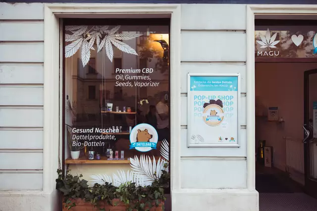 Nun gibt es aber die Möglichkeit, die "Dattelbär-Datteln" bis Ende des Sommers im "Magu CBD Shop" zu kosten und kaufen. | Foto: Richard Lürzer