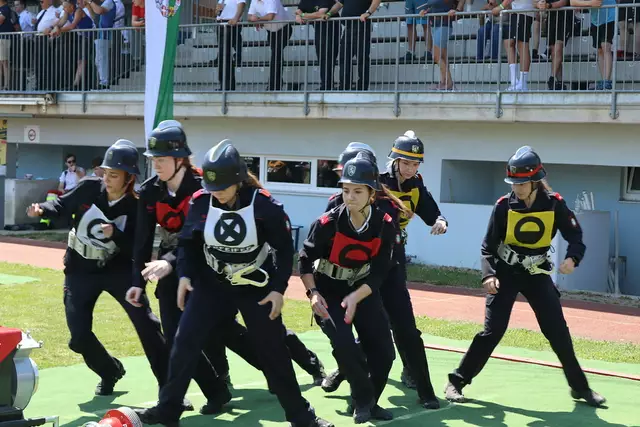 Voller Einsatz bei den Bewerbsgruppen  | Foto: ÖA Team BFV Weiz