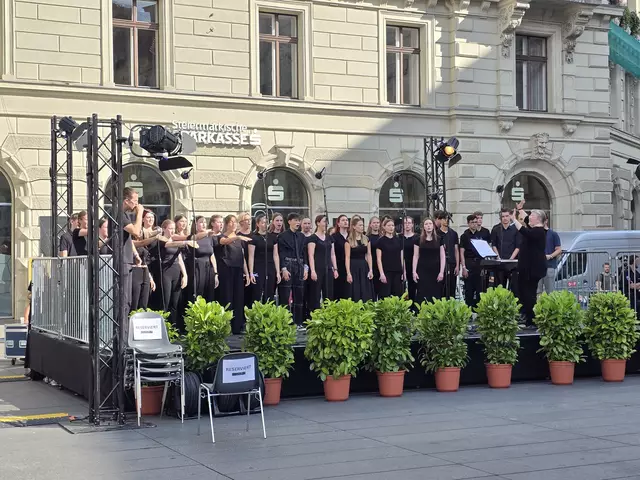 HIB.art.chor, Graz-Liebenau, Leitung Maria Fürntratt, Gedenkfeier, 15. Juni 2025