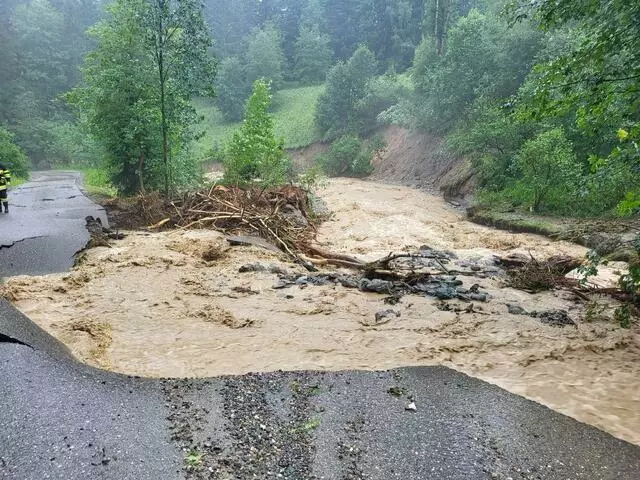 Murenagang nach Starkregen (Symbolfoto) | Foto: Gemeinde Gnesau