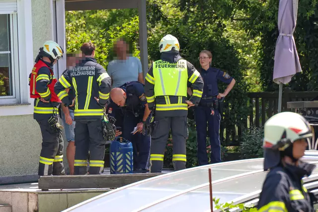 Grillspaß fand plötzlich ein Ende: Ein Gasgriller samt Essen in Holzhausen brannte vollkommen ab. | Foto: laumat.at