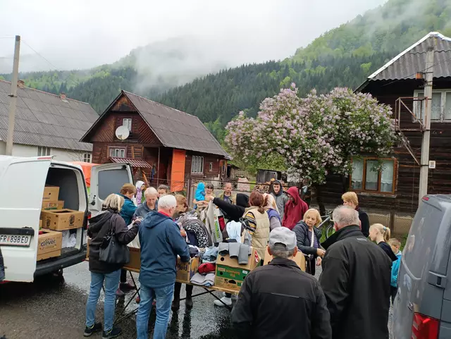 Verteilung der Spenden in der Ukraine | Foto: Dieter Haider