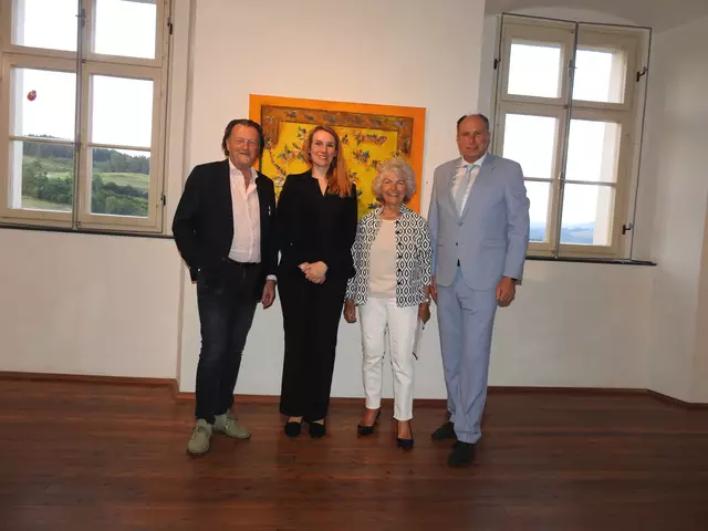 Franz Pirolt, Magdalena Koschat, Dagmar Helbig und Harald Klogger | Foto: Kulturring Schloss Straßburg