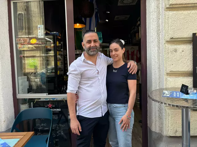 Der Neubauer Gastronom Davide de Luca eröffnete gemeinsam mit seiner Frau Katia Rellino kürzlich das Restaurant "Diegos". | Foto: Pia Rotter/MeinBezirk