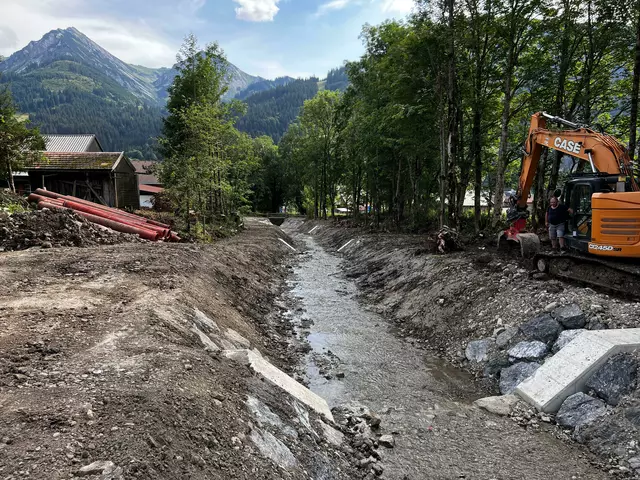 Die Verbauung des Wieslerbachs in Schattwald ist eine riesige Aufgabe. | Foto: Gem.Schattwald/Ramp