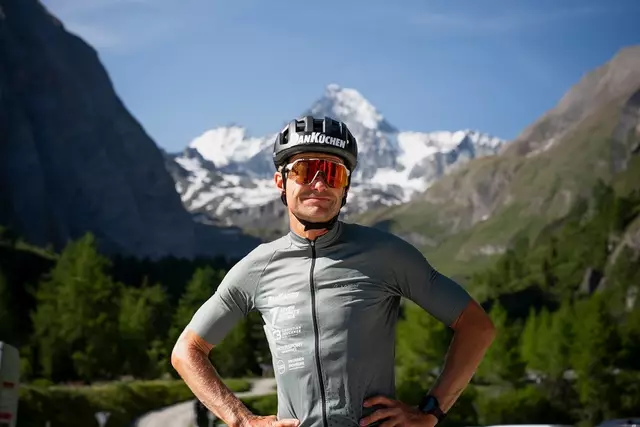Christian Bruckner am Aufstieg zum Großglockner. | Foto: Pascal Hurlbrink