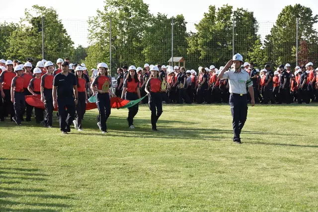 Der Bewerb am Samstag: 87 aktive Feuerwehrkameraden nahmen daran teil. | Foto: Birgit Pühringer