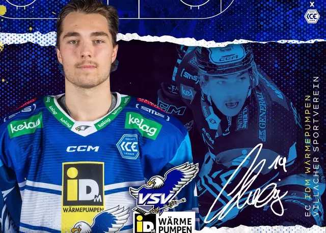 Der 21-jährige Stürmer Johannes Tschurnig wird auch in der kommenden Saison Teil des Profikaders der Blau-Weißen sein. | Foto: EC iDM VSV