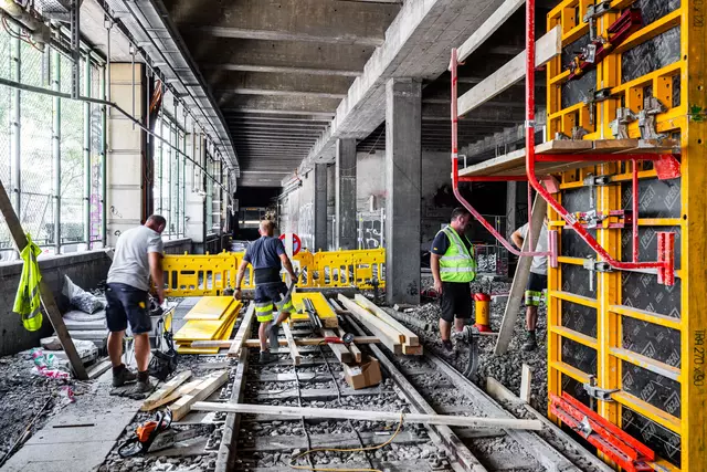 Einmal mehr kommt es bei der U-Bahnlinie U4 zu Sanierungen. | Foto: Wiener Linien/Simon Wöhrer