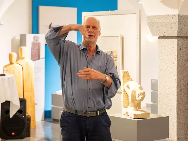 Bildhauer Bernd Stöcker  | Foto: Andreas Mühlleitner