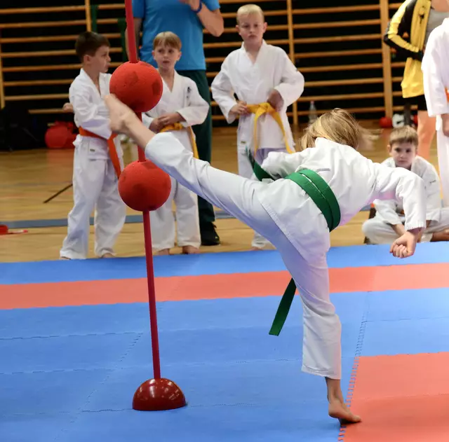 Kumite am Ball. | Foto: Karateverband Steiermark