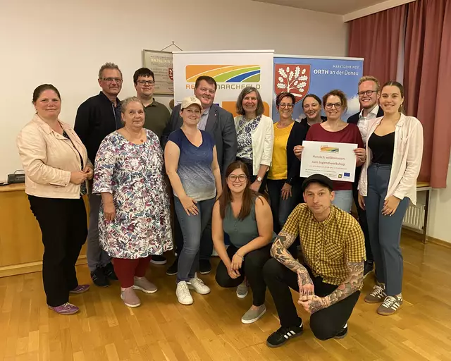 Im Gemeindeamt Orth an der Donau fand ein inspirierender Workshop für die
Jugendgemeinderät:innen der Region Marchfeld statt. | Foto: Region Marchfeld