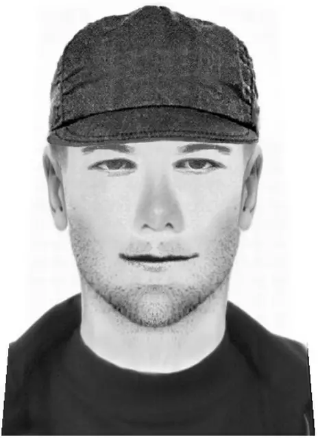 Messerangriff am 25. April: Mit diesem Phantombild sucht die Polizei nach dem Täter. | Foto: LPD Steiermark