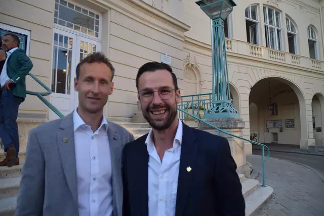 David Allram-Markel und Franz Schwabl. | Foto: Roland Weber/RMA