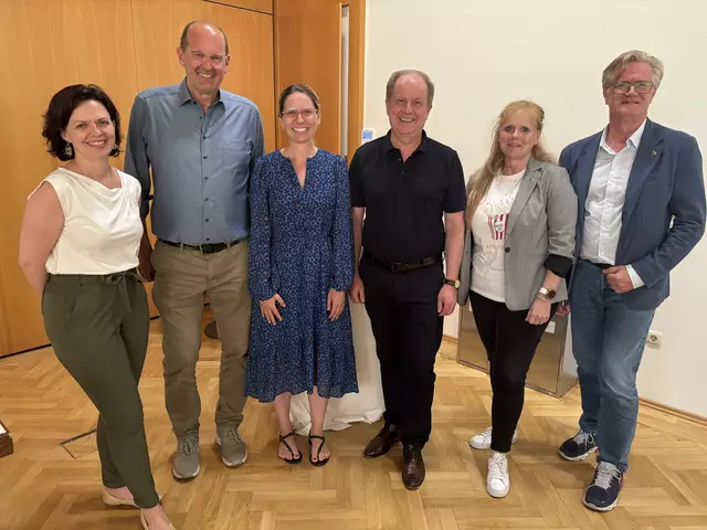 Von links: Petra Friedrich, Ronald Bleykom, Christina Kleinhappel, Dieter Zaunschirm, Monika Langs und Hermann Mauritsch. | Foto: MeinBezirk
