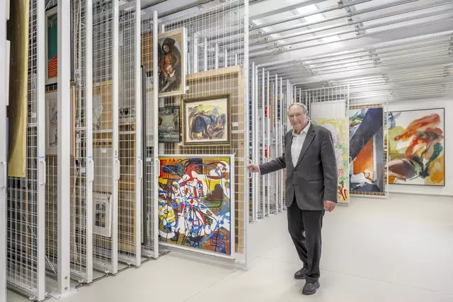 Der passionierte Kunstsammler Erwin Hauser stiftete rund 3.000 Werke an das Lentos Kunstmuseum. | Foto: Violetta Wakolbinger